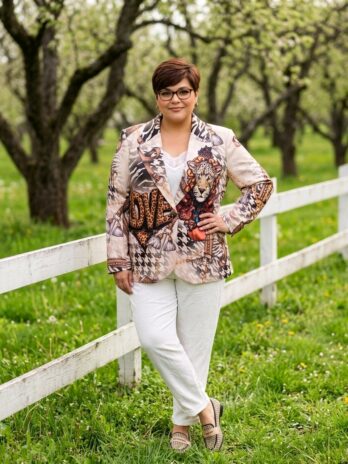 Blazer leopardo