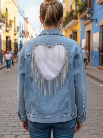 Chaqueta Corazón Strass