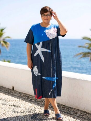 Vestido Azul Largo