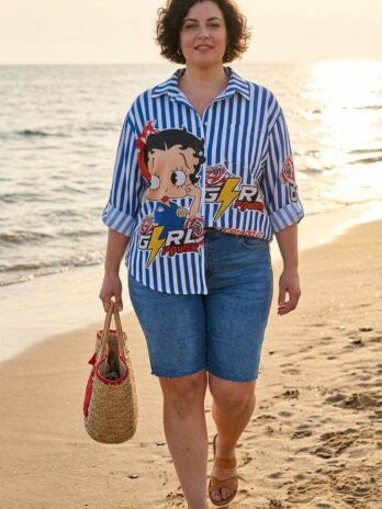 Camisa Rayas Betty Boop