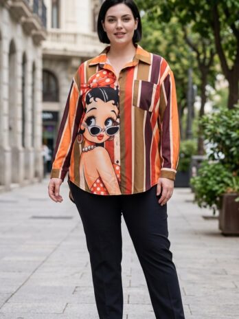 Blusa Rayas Betty Boop