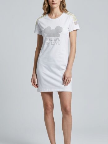Vestido Blanco Strass