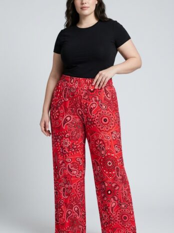 Pantalón Rojo Dibujos